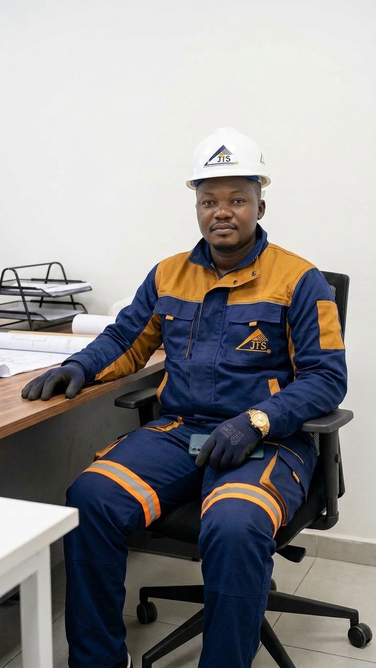 TOSSOU Prosper, Ingénieur en électricité et conducteur des travaux chez JT Service